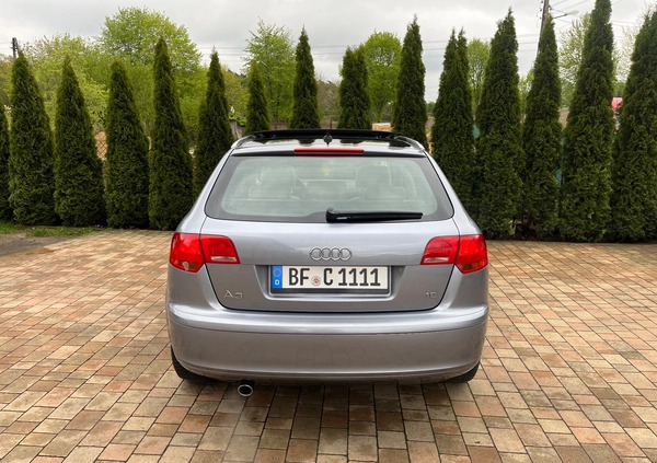 Audi A3 cena 19800 przebieg: 192000, rok produkcji 2007 z Zgierz małe 137